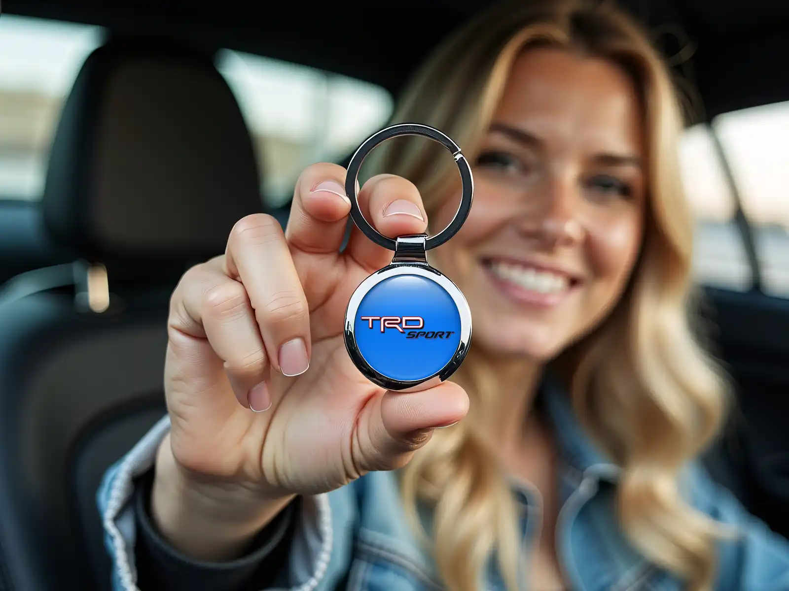 Toyota TRD Logo Key Chain Custom Premium Alloy